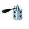 6-way diverter valve DF6 3/8" steel Stahl V0930